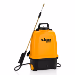 Volpi 23VBE16, Pulvérisateur de jardin dorsal, 16 L, Noir, Orange, Polypropylène, Aluminium, 5 bar