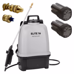 Le pulvérisateur électrique à batterie sac à dos ELITE 16L VOLPI est d'une qualité professionnelle. Il offre une pression rég ...
