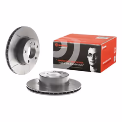 Disque de frein BREMBO Max 09.6924.75, avant, rainuré, ventilé, 1 pièce