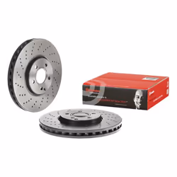 Disque de frein BREMBO 09A82811 avant, ventilé, à haute teneur en carbone, 1 pièce - Vue supplémentaire 4