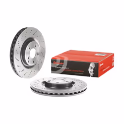 Disque de frein BREMBO 09B85551 avant, ventilé, à haute teneur en carbone, 1 pièce - Vue supplémentaire 4