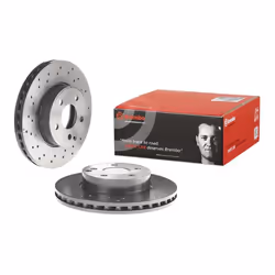 Disque de frein BREMBO 09A61351 avant, ventilé, à haute teneur en carbone, 1 pièce