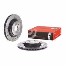 Disque de frein BREMBO 09B84241 arrière, ventilé, à haute teneur en carbone, 1 pièce - Vue supplémentaire 4