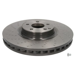 Disque de frein BREMBO 09A81911 avant, ventilé, à haute teneur en carbone, 1 pièce