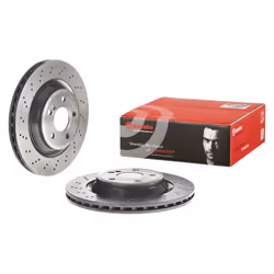Disque de frein BREMBO 09B74351 arrière, ventilé, à haute teneur en carbone, 1 pièce - Vue supplémentaire 4