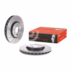 Disque de frein BREMBO 09B74251 avant, ventilé, à haute teneur en carbone, 1 pièce - Vue supplémentaire 4