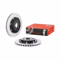 Disque de frein BREMBO 09A19013 arrière, ventilé, à haute teneur en carbone, 1 pièce - Vue supplémentaire 4