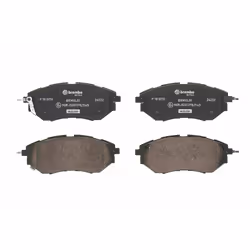 Jeu de plaquettes de frein BREMBO Xtra P 78 017X, avant