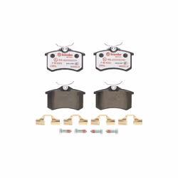 Jeu de plaquettes de frein BREMBO Xtra P 85 020X, arrière