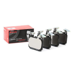BREMBO P 06 088 Jeu de plaquettes de frein préparé pour l'indicateur d'usure avec tôle anti-bruit sans accessoires, avec masses d'équilibrage