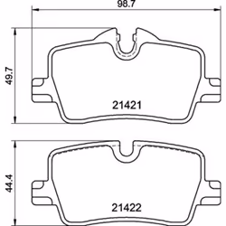 Jeu de plaquettes de frein BREMBO P 06 113