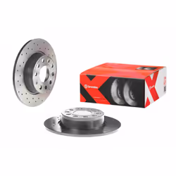 Disque de frein BREMBO 08B4131X arrière, perforé, perforé, plein, 1 pièce - Vue supplémentaire 4