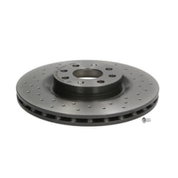 Disque de frein BREMBO 0949393X avant, perforé, ventilé, perforé, 1 pièce