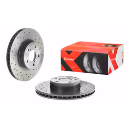Disque de frein BREMBO 0956742X avant, perforé, ventilé, perforé, 1 pièce - Vue supplémentaire 4