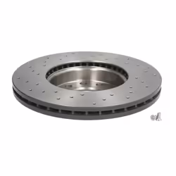 Disque de frein BREMBO 0991451X avant, perforé, ventilé, perforé, 1 pièce
