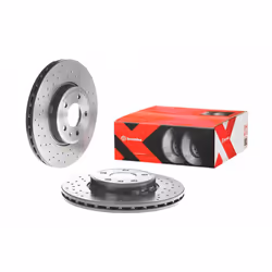 Disque de frein BREMBO 09A8201X avant, perforé, ventilé, perforé, 1 pièce - Vue supplémentaire 4
