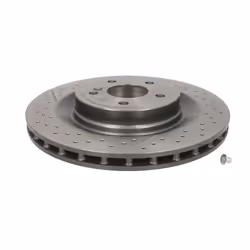 Disque de frein BREMBO 9925741 arrière, ventilé, rainuré, à haute teneur en carbone, 1 pièce