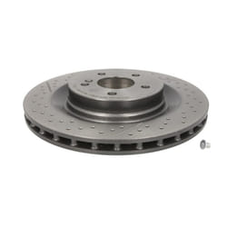 Disque de frein BREMBO 9925741 arrière, ventilé, rainuré, à haute teneur en carbone, 1 pièce