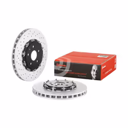 Disque de frein BREMBO 09A80433 avant, ventilé, à haute teneur en carbone, 1 pièce - Vue supplémentaire 4