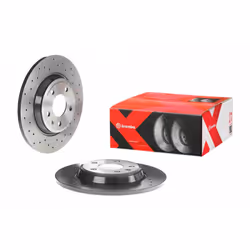 Disque de frein BREMBO 08A7591X arrière, perforé, perforé, plein, 1 pièce - Vue supplémentaire 4