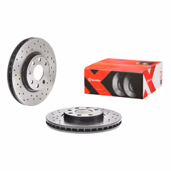 Disque de frein BREMBO 0986011X avant, perforé, ventilé, perforé, 1 pièce - Vue supplémentaire 4