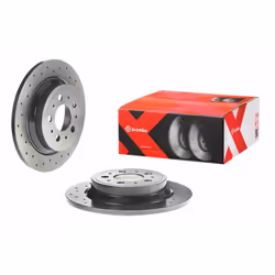 Disque de frein BREMBO 0877651X arrière, perforé, perforé, plein, 1 pièce - Vue supplémentaire 4