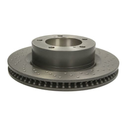 Disque de frein BREMBO 09A9661X avant, perforé, ventilé, perforé, 1 pièce