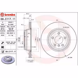 BREMBO Disque de frein BMW: 3 Touring, 4 Gran Coupé, 3 Berline COATED DISC LINE 20mm 5 ventilé de l'intérieur revêtu à haute teneur en carbone