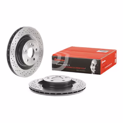 Disque de frein BREMBO 09A32611 arrière, ventilé, rainuré, à haute teneur en carbone, 1 pièce - Vue supplémentaire 4