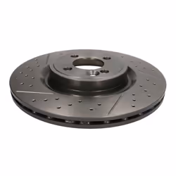 Disque de frein BREMBO 09B75421 avant, ventilé, rainuré, à haute teneur en carbone, 1 pièce