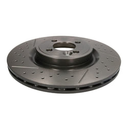 Disque de frein BREMBO 09B75421 avant, ventilé, rainuré, à haute teneur en carbone, 1 pièce
