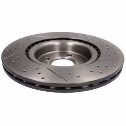 Disque de frein BREMBO 09B75421 avant, ventilé, rainuré, à haute teneur en carbone, 1 pièce