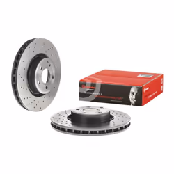 Disque de frein BREMBO 09B47511 avant, ventilé, à haute teneur en carbone, 1 pièce - Vue supplémentaire 4