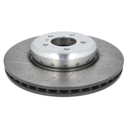 Disque de frein BREMBO 09C39413 avant, ventilé, rainuré, à haute teneur en carbone, 1 pièce