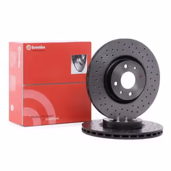 Disque de frein; BREMBO; COATED DISC LINE; 284 22 4 perforé/ventilé de l'intérieur revêtu; pour ABARTH; 51938383, 5741446