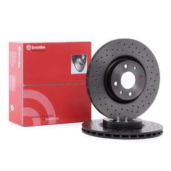 BREMBO Disque de frein ABARTH: 500C / 595C / 695C Cabriolet, 500 / 595 / 695 3/5 portes COATED DISC LINE 22mm 4 perforé/ventilé de l'intérieur revêtu