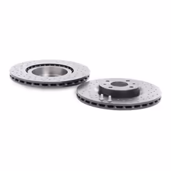BREMBO Disque de frein ABARTH: 500C / 595C / 695C Cabriolet, 500 / 595 / 695 3/5 portes COATED DISC LINE 22mm 4 perforé/ventilé de l'intérieur revêtu