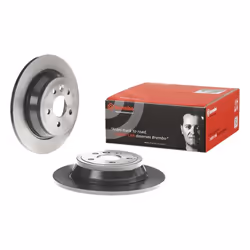 Disque de frein BREMBO 08B80411 arrière, plein, 1 pièce