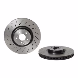 Disque de frein BREMBO 09B76951 avant, ventilé, à haute teneur en carbone, 1 pièce
