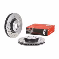 Disque de frein BREMBO 09B76951 avant, ventilé, à haute teneur en carbone, 1 pièce