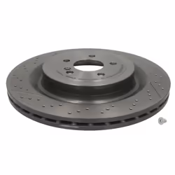 Disque de frein BREMBO 09B87911 arrière, ventilé, rainuré, à haute teneur en carbone, 1 pièce