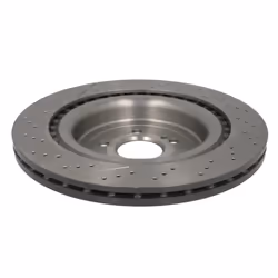 Disque de frein BREMBO 09B87911 arrière, ventilé, rainuré, à haute teneur en carbone, 1 pièce
