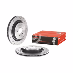Disque de frein BREMBO 09B87911 arrière, ventilé, rainuré, à haute teneur en carbone, 1 pièce - Vue supplémentaire 4