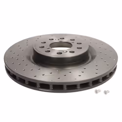 Disque de frein BREMBO 09C33811 avant, ventilé, à haute teneur en carbone, 1 pièce