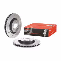 Disque de frein BREMBO 09C33811 avant, ventilé, à haute teneur en carbone, 1 pièce - Vue supplémentaire 4