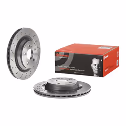 Disque de frein BREMBO 09A81821 arrière, ventilé, à haute teneur en carbone, 1 pièce