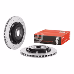 Disque de frein BREMBO 09A19033 arrière, ventilé, à haute teneur en carbone, 1 pièce - Vue supplémentaire 4