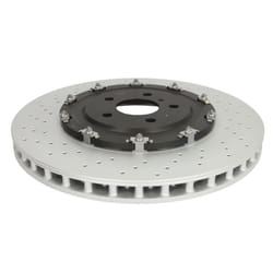 Disque de frein BREMBO 09B38633 avant, ventilé, à haute teneur en carbone, 1 pièce