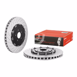 Disque de frein BREMBO 09B38633 avant, ventilé, à haute teneur en carbone, 1 pièce - Vue supplémentaire 4