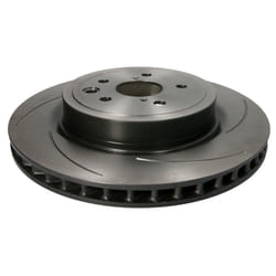 Disque de frein BREMBO 09C18121 arrière, ventilé, rainuré, à haute teneur en carbone, 1 pièce